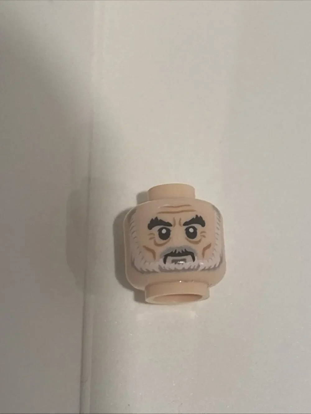 Lego Count Dooku / Saruman Minifigure Head #3626pb0938 Dual Sided